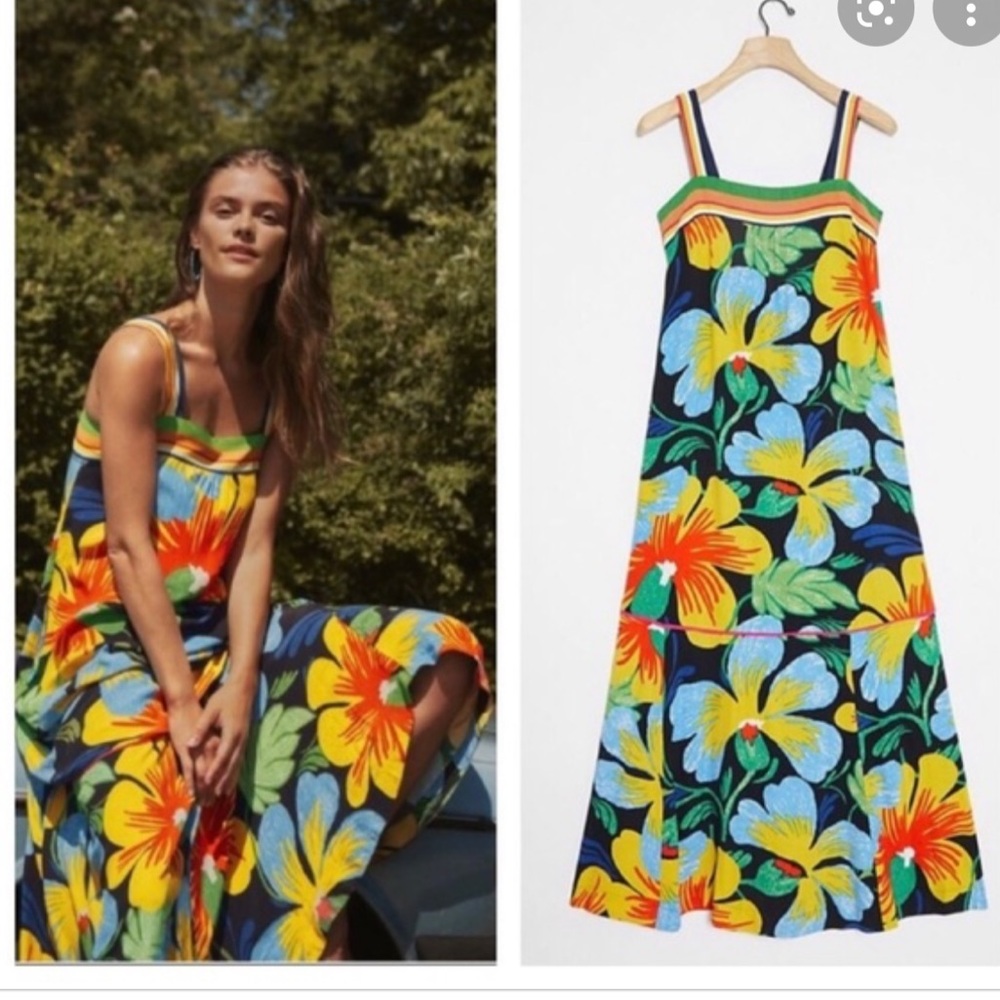 Anthropologie | Maeve Nicoletta Floral dress